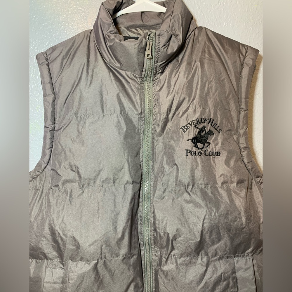 Beverly Hills Polo Club Men's High Collar Puffer Vest sz Large - Picture 2 of 12